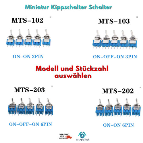 Miniatur kippschalter schalter - miniatur,