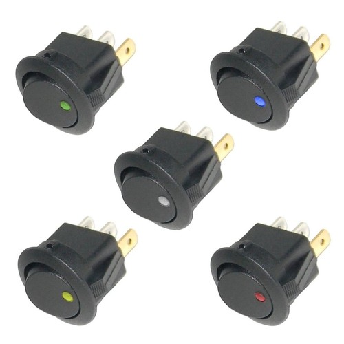 Led wippschalter rund - led, ein-aus