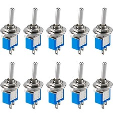 10x Miniatur Kippschalter