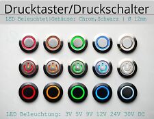 Drucktaster Druckschalter LED