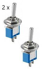 2x Kippschalter Subminiatur, 2