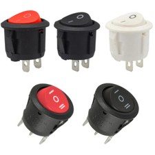 Wippschalter Rund EIN-AUS 2/3