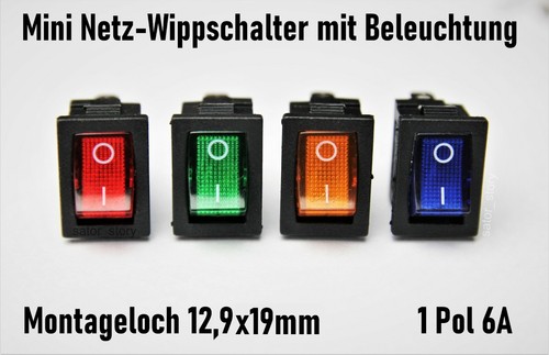 Mini wippschalter netzschalter - wippschalter,